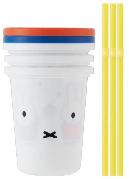 Skater Miffy 21 Tumbler with Straw 320ml Made in Japan - Skater Sih3St-A