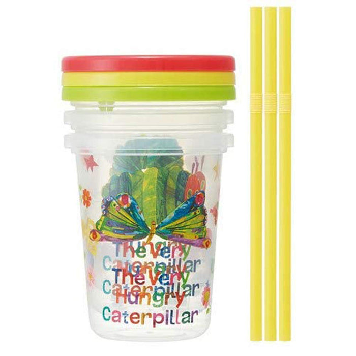 Skater 320ml Tumbler with Straw - Very Hungry Caterpillar Made in Japan Sih3St