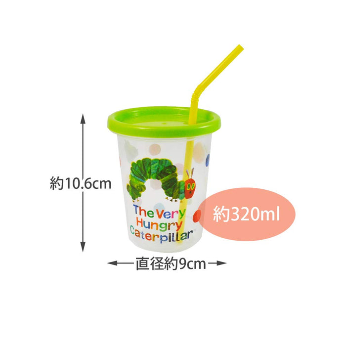 Skater 320ml Tumbler with Straw - Very Hungry Caterpillar Made in Japan Sih3St
