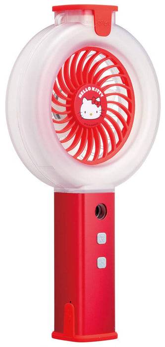 Skater Portable Electric Mist Fan USB Rechargeable Hello Kitty Design 10.8x20.75x3.7 cm