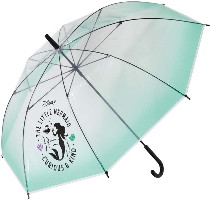 Skater Disney Ariel Long Vinyl Umbrella 60cm - Perfect for Rainy Days