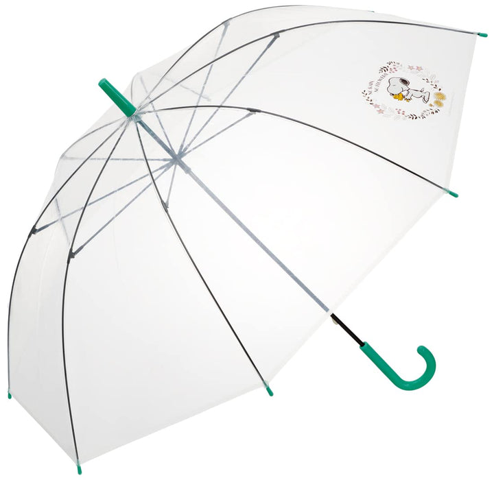 Parapluie long en vinyle Skater Snoopy Botanical 60 cm - Modèle UBV1N-A