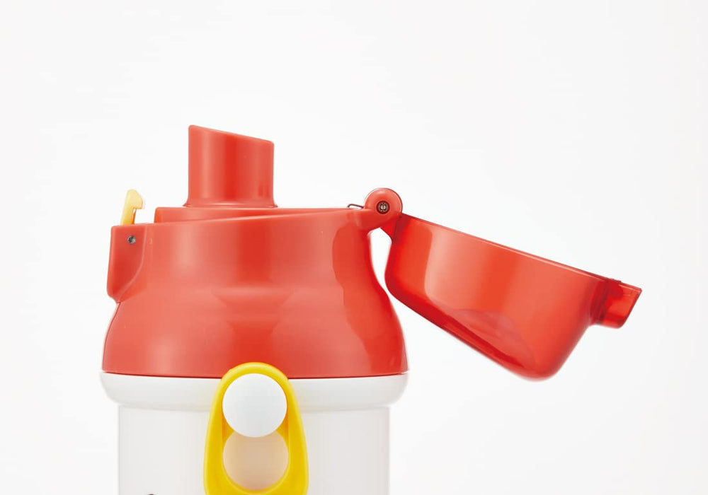 Skater Curious George Kinder-Wasserflasche, 480 ml, antibakterieller Kunststoff, hergestellt in Japan