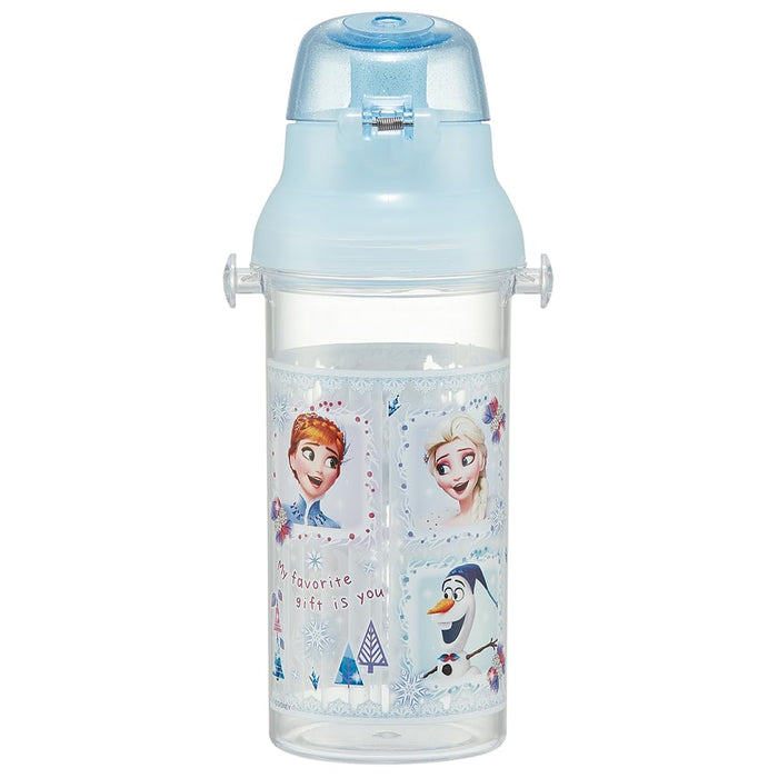 Skater Disney Frozen 480ml Clear Plastic Water Bottle for Kids Made in Japan