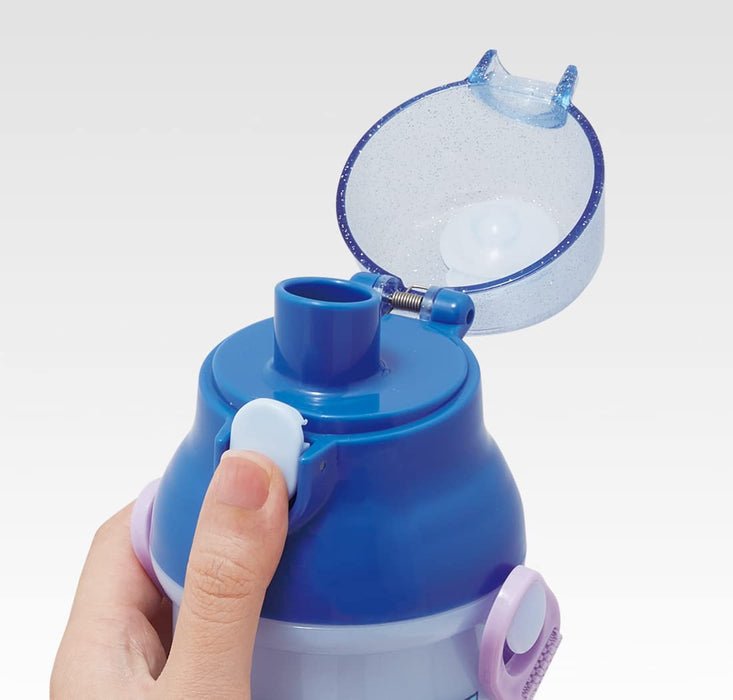 Skater 480ml Frozen Antibacterial Plastic Water Bottle for Kids Girls Made in Japan