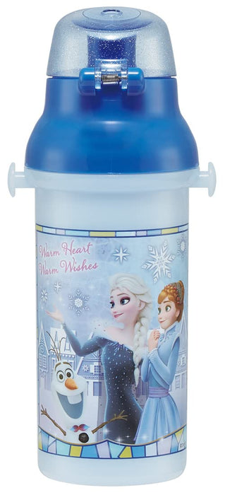 Skater 480ml Frozen Antibacterial Plastic Water Bottle for Kids Girls Made in Japan