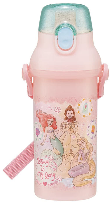 Skater Princess 23 Antibakterielle Kinder-Wasserflasche, 480 ml, hergestellt in Japan