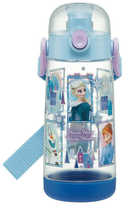 Skater Disney Frozen One-Push 500ml Water Bottle for Kids Girls