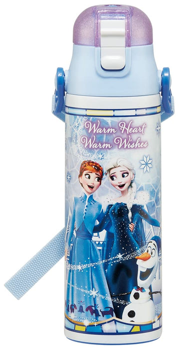 Skater Disney Frozen Stainless Steel Sports Water Bottle for Girls 580ml