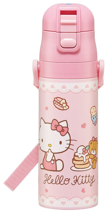 Skater Hello Kitty Candy Bouteille d'eau en acier inoxydable – 470 ml pour filles