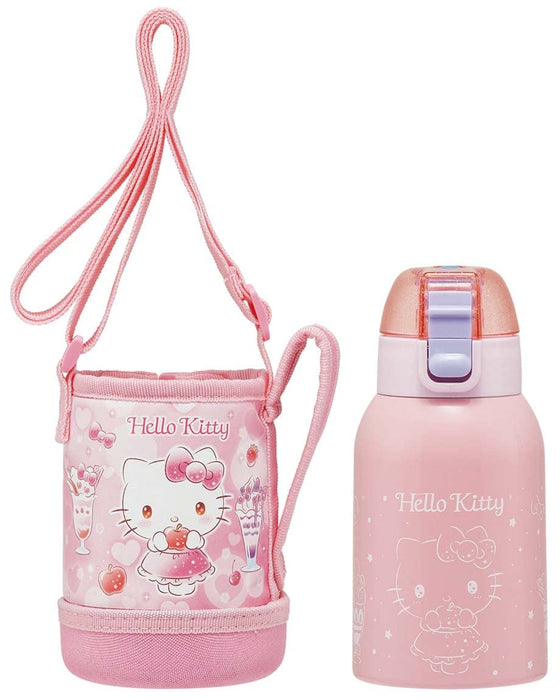 Bouteille d'eau pour enfants Skater Hello Kitty Sweets 400 ml avec couvercle - Sanrio Kstch4-A