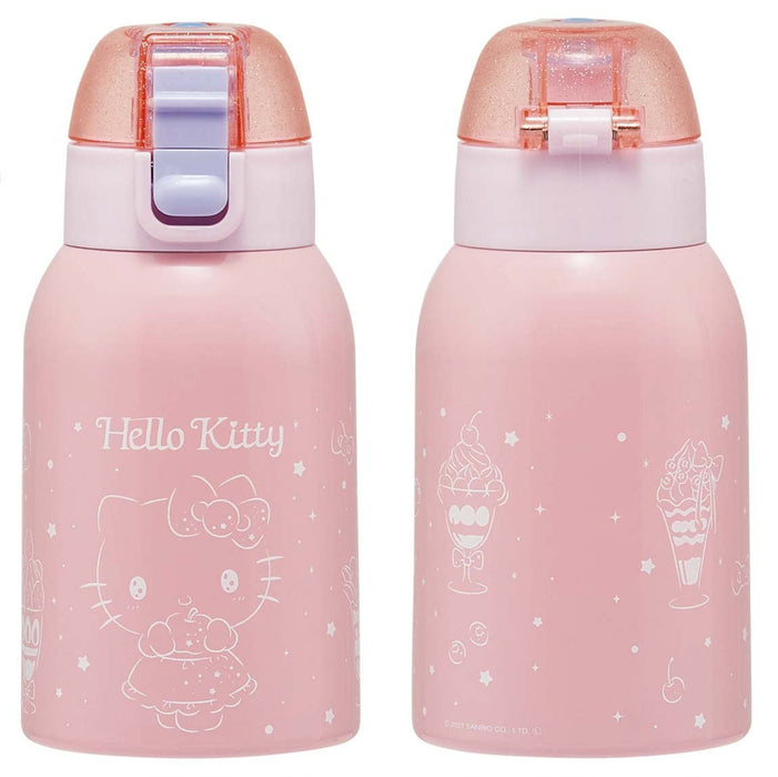 Skater Hello Kitty Sweets Children's 400ml Water Bottle with Cover - Sanrio Kstch4-A