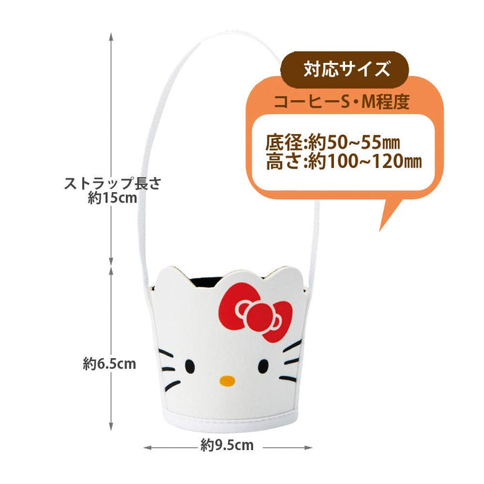Skater Hello Kitty Die Cut Drink Cover pour tasse à café en matériau humide Wsdp1