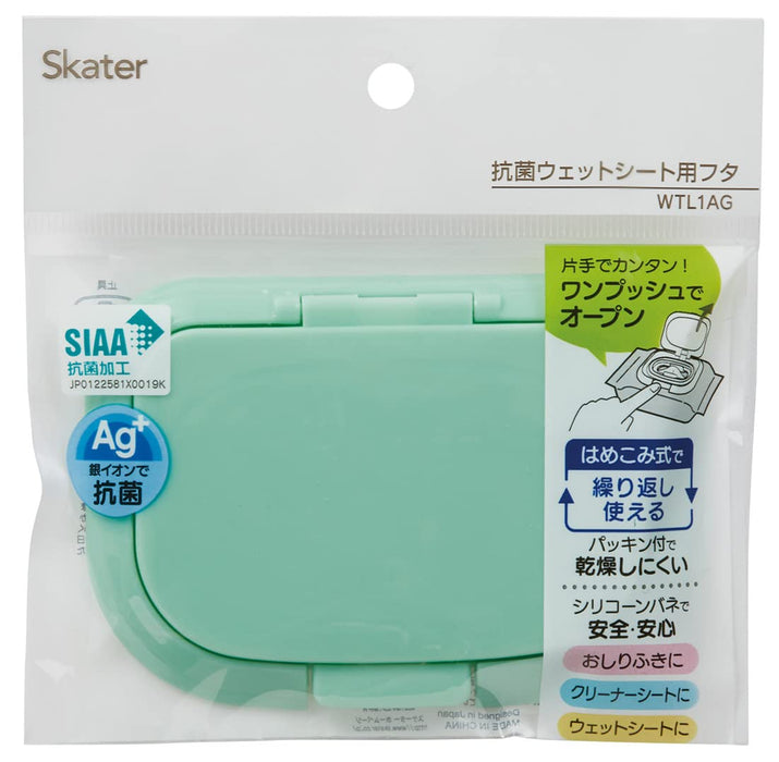 Skater Hand Wipes Wet Sheet Lid Cover in Green Wtl1Ag-A
