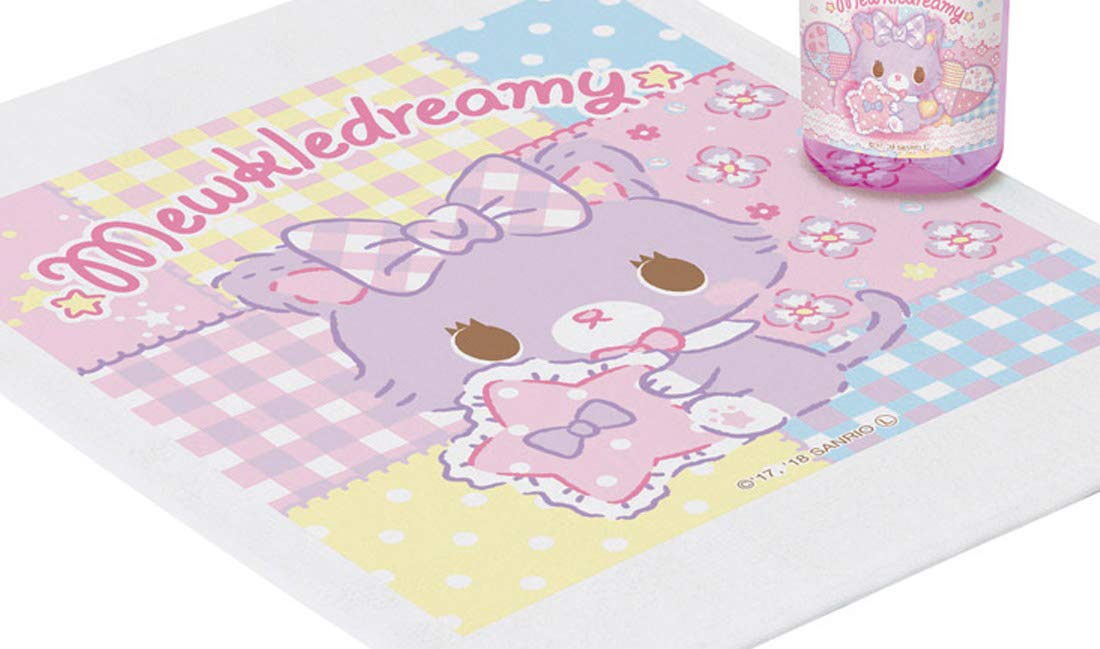 Skater Sanrio Mewkledreamy Wet Towel Set with Case Made in Japan 32x30.5cm