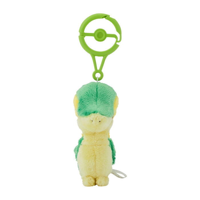 Pokemon Center Snivy Mascot Plush Keychain With Carabiner Clip