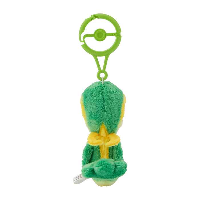 Pokemon Center Snivy Mascot Plush Keychain With Carabiner Clip