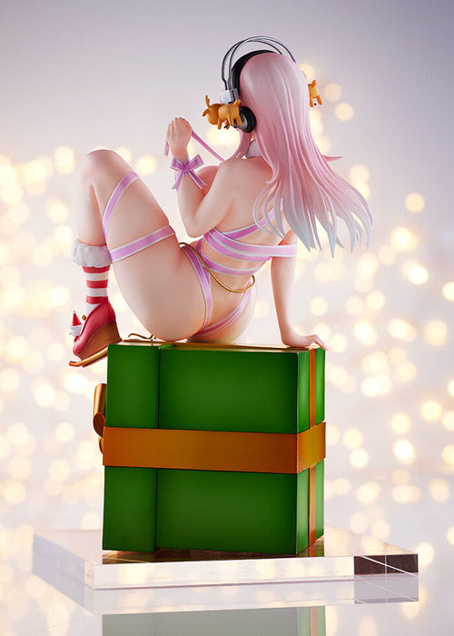 Mimeyoi Sonicomi Super Sonico 1/7 Scale 1st Merry Christmas Figurine Tf Edition