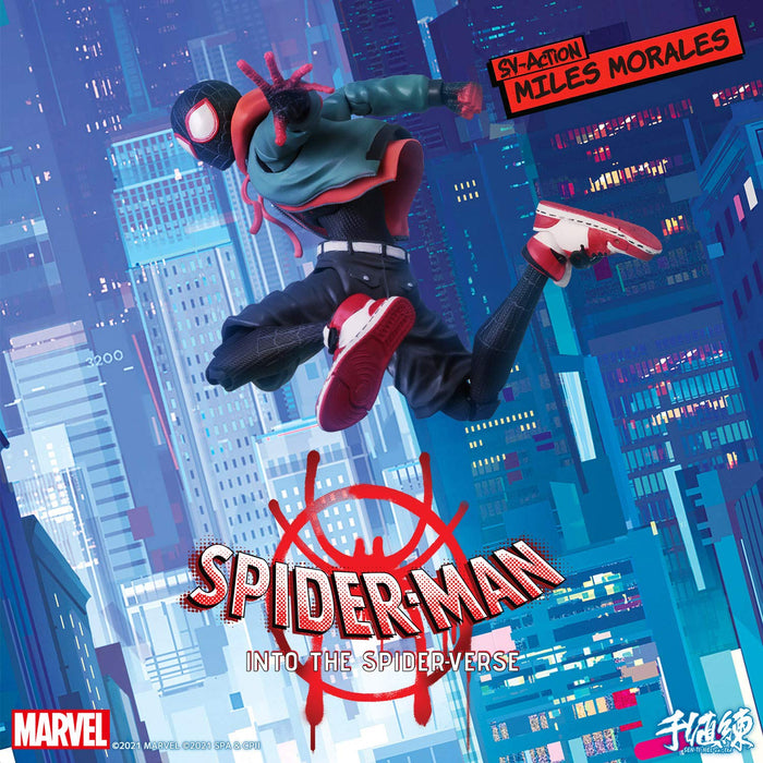 Réédition de la figurine Sentinel Spider-Man Miles Morales en décembre 2023