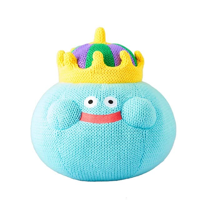 Square Enix Dragon Quest King Slime Plush Doll Amigurumi Toy Japan- Japan Figure Store - #1 Bring To You The Best Japanese Goods