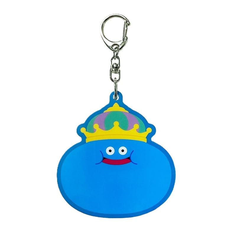 Square Enix Smile Slime Shaker Keychain King Slime and Slime Collectible