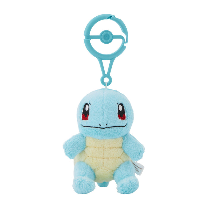 Pokemon Center Squirtle Mascot Keychain with Carabiner Clip Accessory