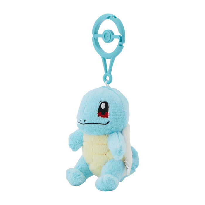 Pokemon Center Squirtle Mascot Keychain with Carabiner Clip Accessory