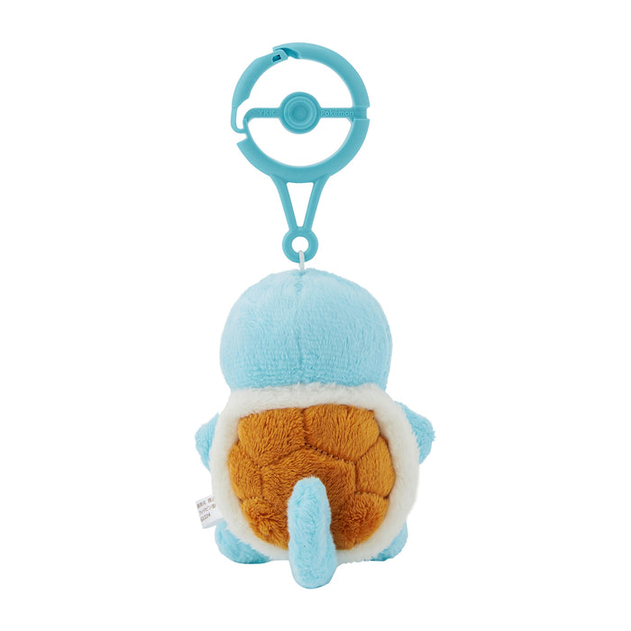 Pokemon Center Squirtle Mascot Keychain with Carabiner Clip Accessory