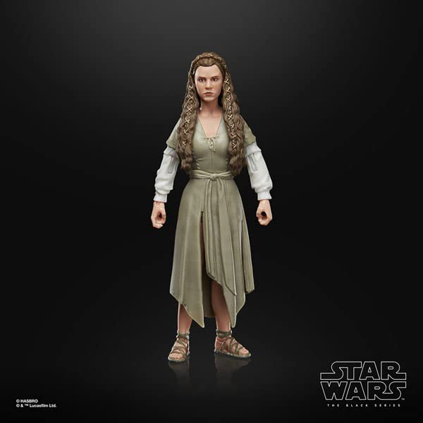 Figurine articulée de 15 cm de la Princesse Leia de la série noire Star Wars de Hasbro