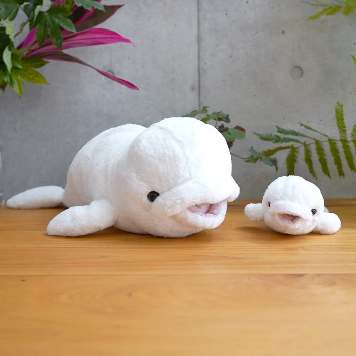 SunLemon Beluga S Stuffed Animal P-8512 14x26x8cm