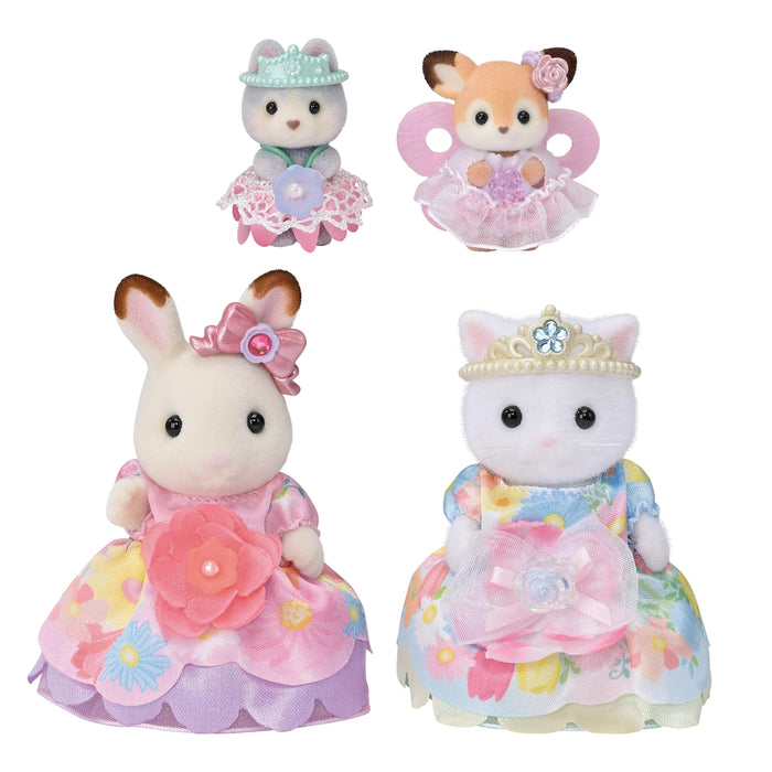 Epoch Sylvanian Families Blumenprinzessin-Set F-38, Puppenhausspielzeug, ab 3 Jahren