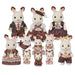 Epoch Sylvanian Families Chocolate Rabbit Family C-74 Dollhouse Set Ages 3+- Japan Figure Store - #1 Bring To You The Best Japanese Goods