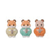 Epoch Sylvanian Families Hamster Family Doll Set Ages 3+ Certified
