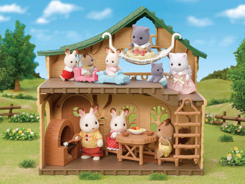 Epoch Sylvanian Families Family Trip House Toy Dollhouse Ages 3+ Certified