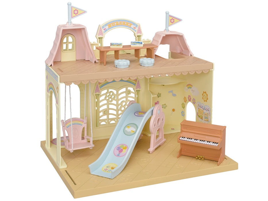 Epoch Sylvanian Families Fun Forest Kindergarten S-61, ab 3 Jahren, Spielzeug-Puppenhaus