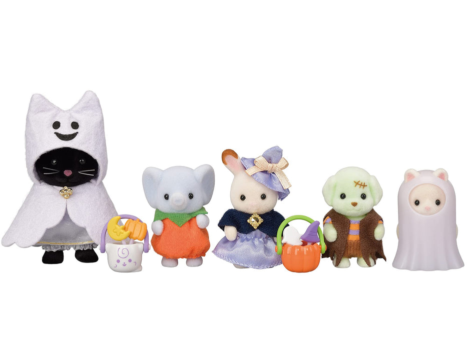 Epoch Sylvanian Families Halloween Night Parade Set for Ages 3+ Toy Dollhouse Se-207