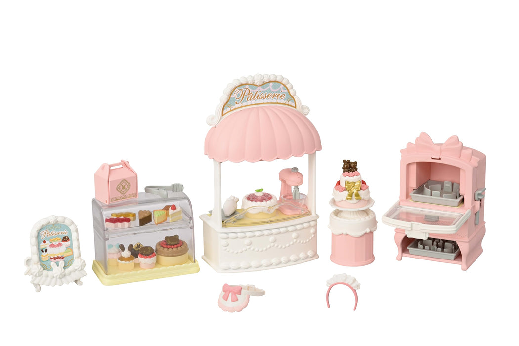 Epoch Sylvanian Families Sweet Patissier First Cake Shop Set Ages 3 And Up