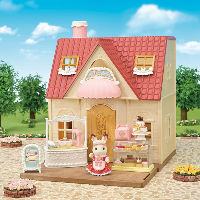 Epoch Sylvanian Families Sweet Patissier First Cake Shop Set Ages 3 And Up