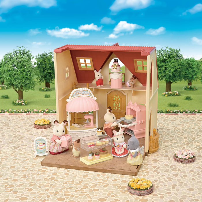 Epoch Sylvanian Families Sweet Patissier First Cake Shop Set Ages 3 And Up