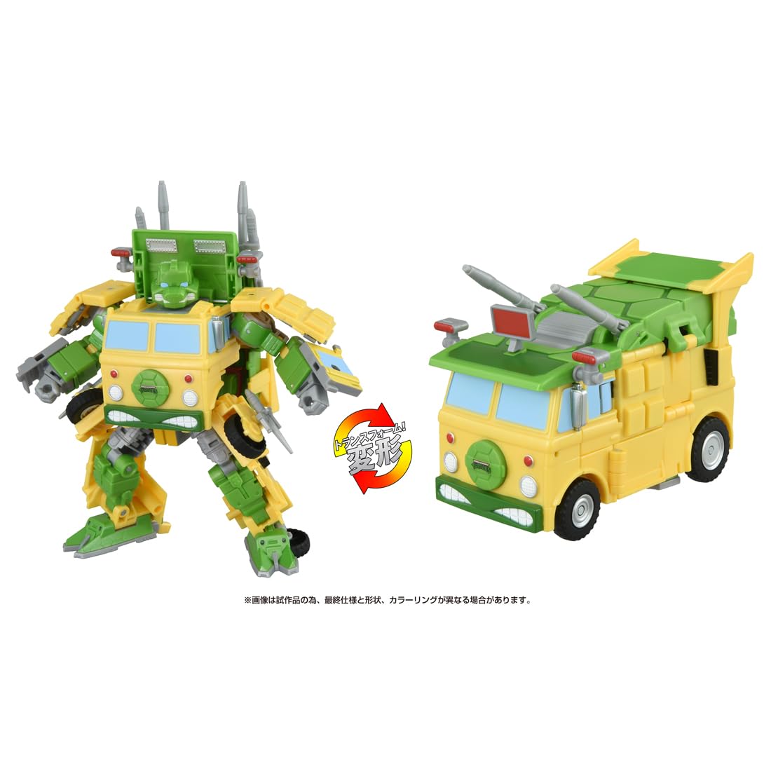 Takara Tomy T-Spark Transformers Ninja Turtles Party Wallop Action Figure