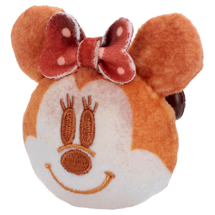 Takara Tomy Arts Minnie Mouse Nui Pan Plush Badge Toy 2.2 Inches Wide
