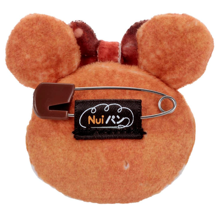Takara Tomy Arts Minnie Mouse Nui Pan Plush Badge Toy 2.2 Inches Wide