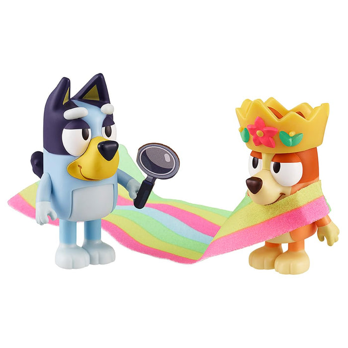 Takara Tomy Bluey Friendship Figure Set Queen Bingo and Bluey Toy Set