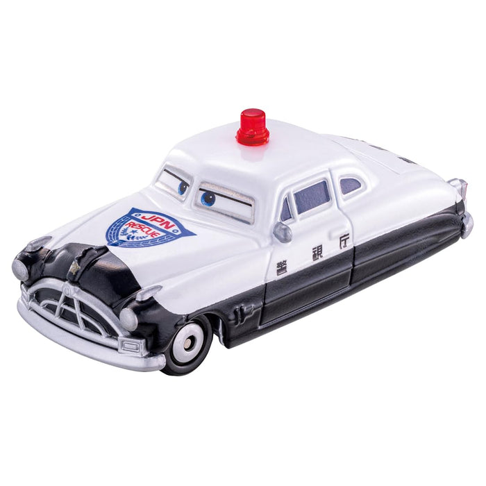 Takara Tomy Disney Cars Doc Hudson Police Car Miniature Toy for Kids 3+