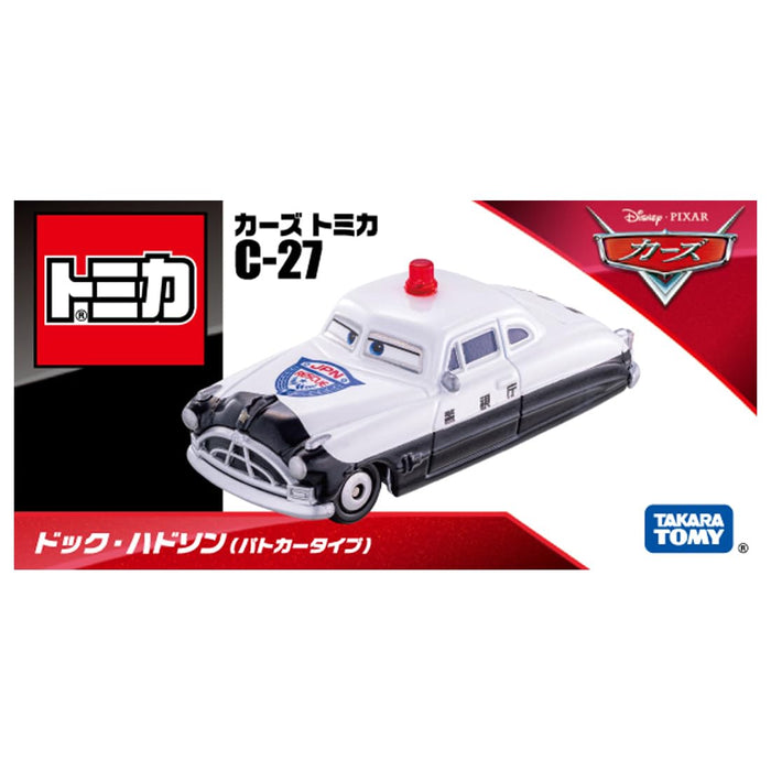 Takara Tomy Disney Cars Doc Hudson Police Car Miniature Toy for Kids 3+