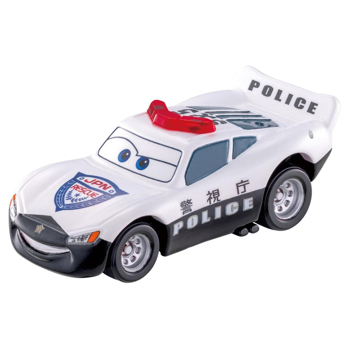 Takara Tomy Disney Cars Lightning McQueen Polizeiauto-Spielzeug, ab 3 Jahren