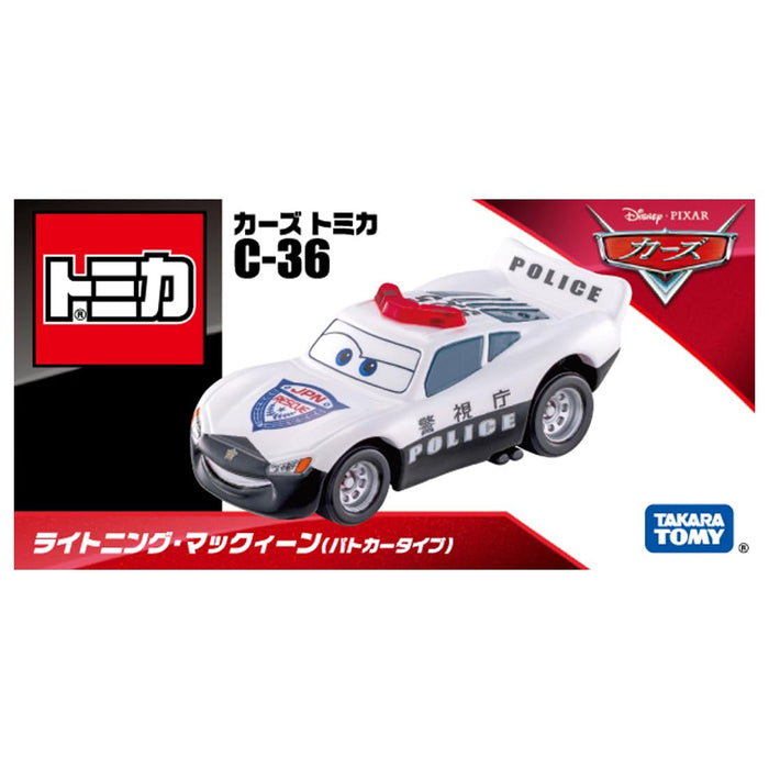 Takara Tomy Disney Cars Lightning McQueen Polizeiauto-Spielzeug, ab 3 Jahren