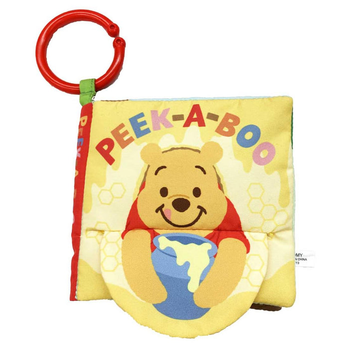 Takara Tomy Disney Dear Little Hands Cloth Book Winnie The Pooh Flip Peek