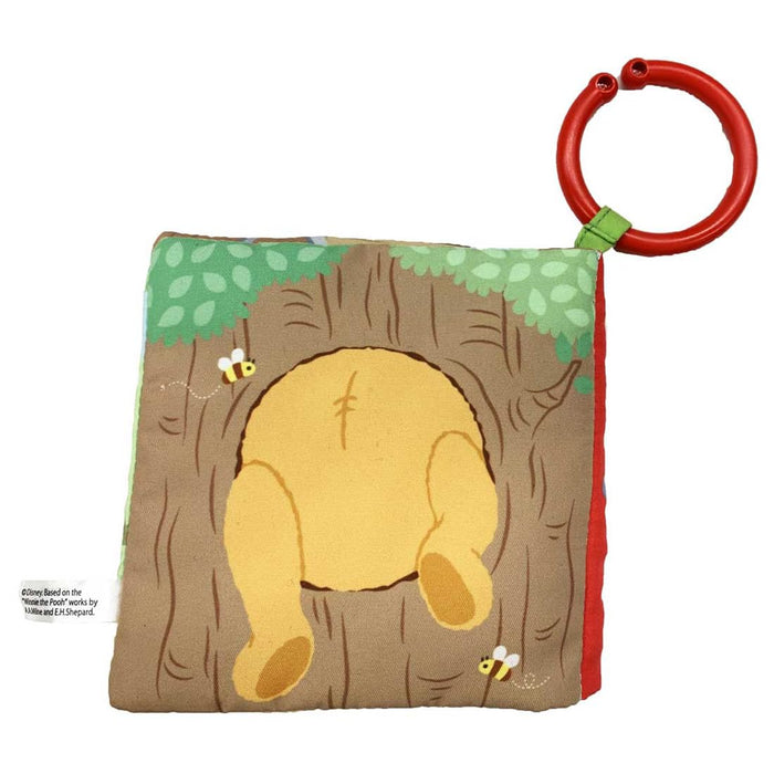 Takara Tomy Disney Dear Little Hands Cloth Book Winnie The Pooh Flip Peek