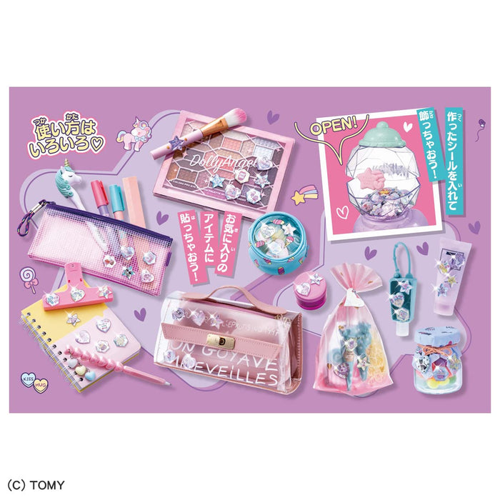 Takara Tomy Kiragacha Seal Glitter Jewel Stickers Set